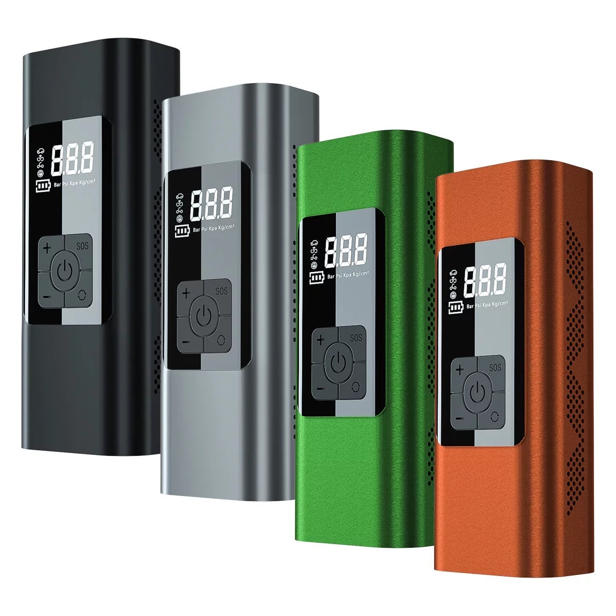 6000mah New Smart Multifunctional Intelligent Digital Display Rechargeable air car pump 150 psi Electric Bicycle Pump